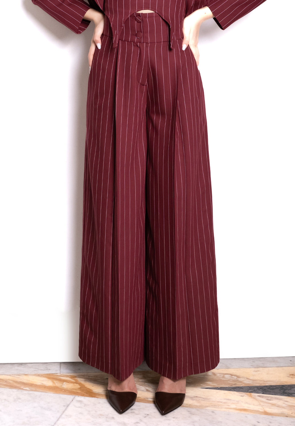 Pantalone high waisted