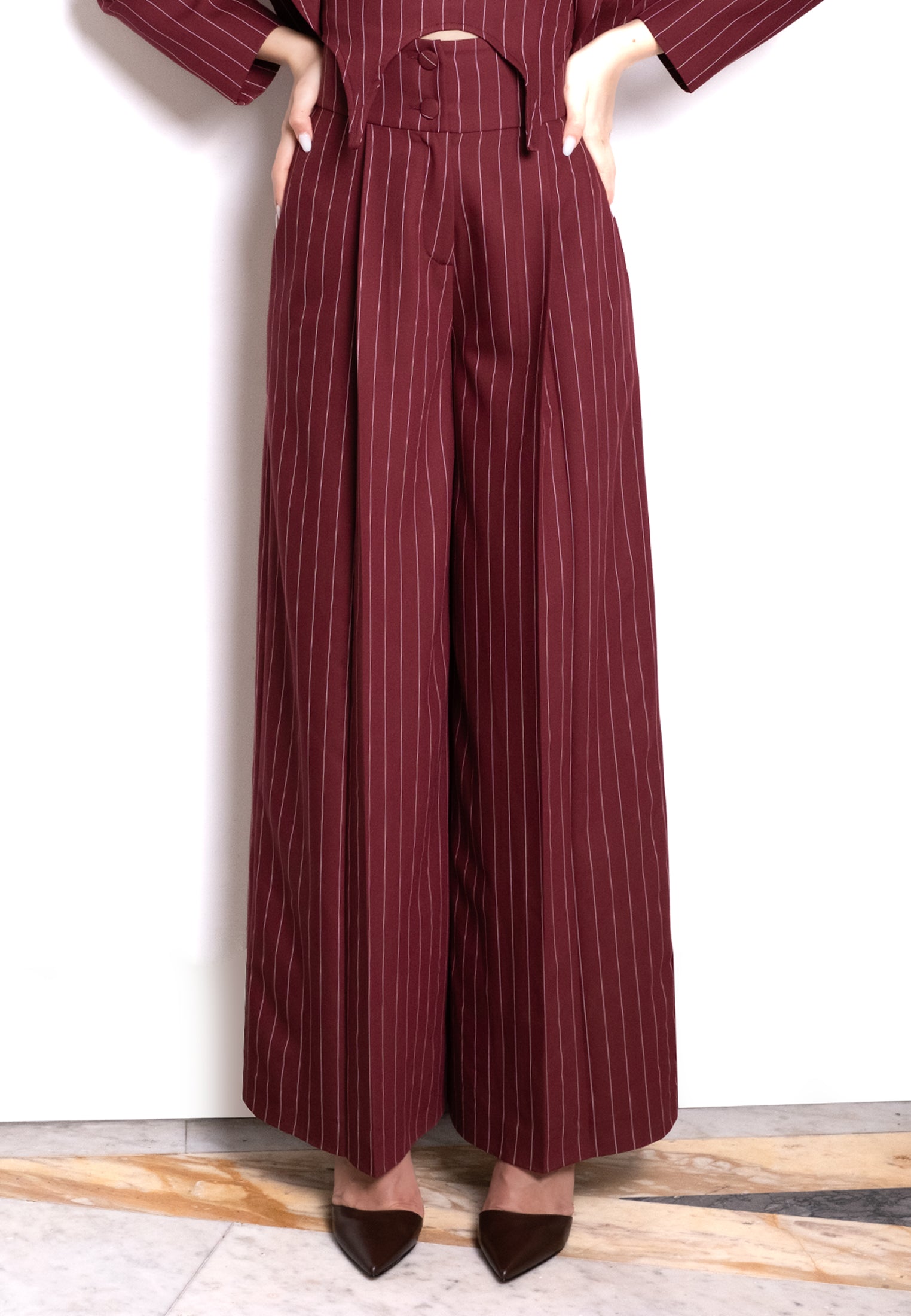 Pantalone high waisted