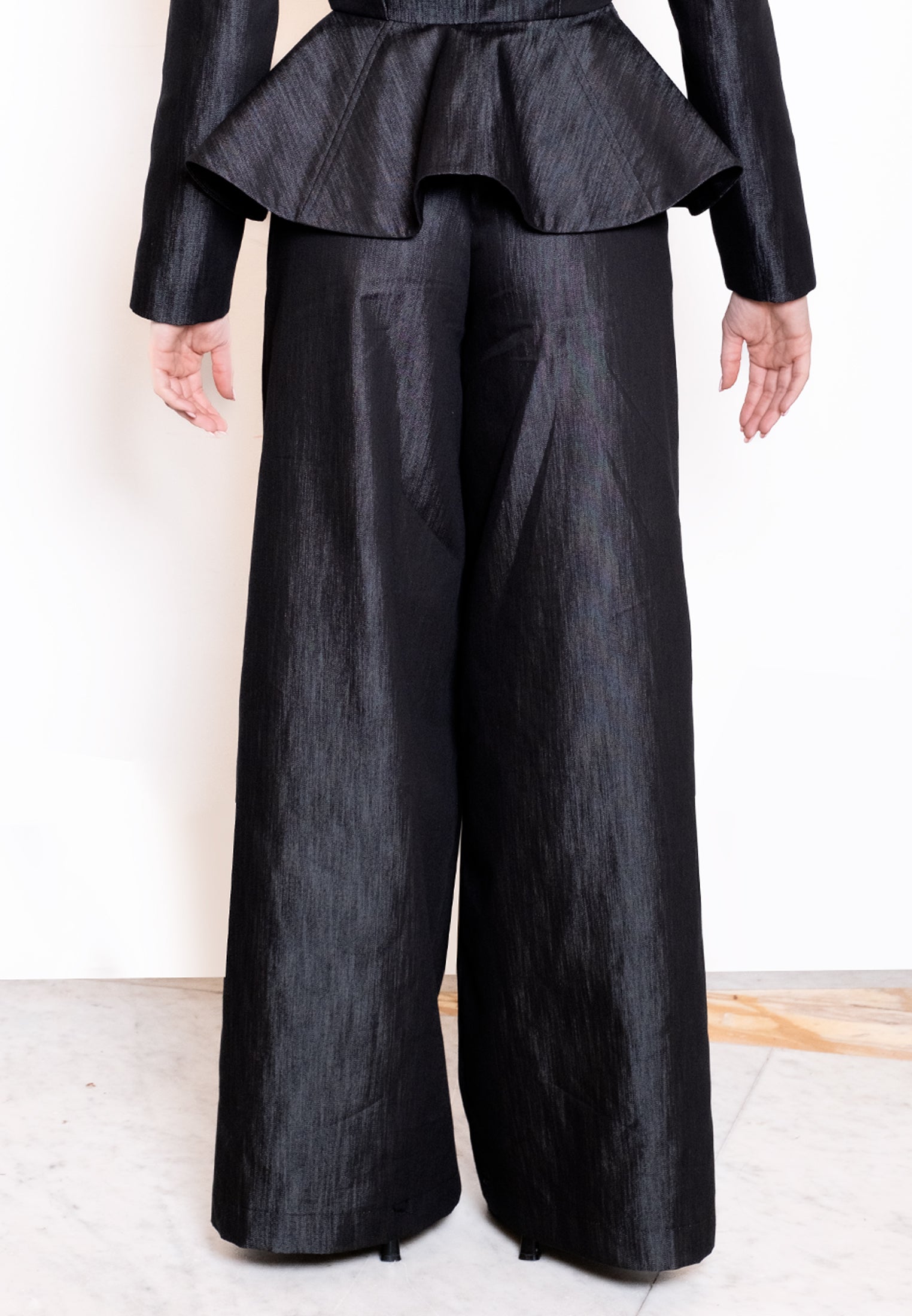 Pantalone wide-leg - retro