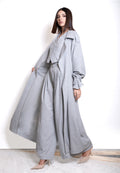 Trench wrap coat